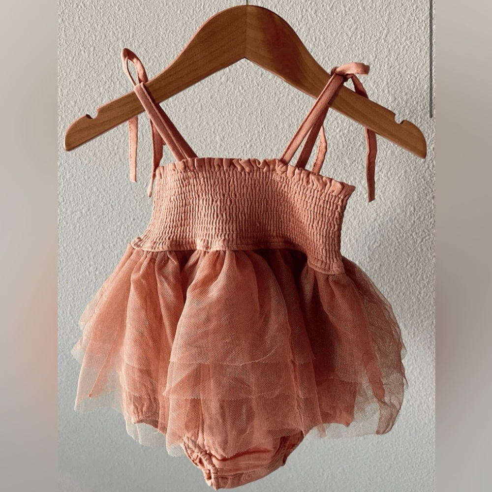 Angel Dear Muslin Bubble Dress in Rose - Picture 4 of 5